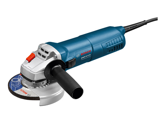 BOSCH Одноручная углошлифмашина GWS 9-115 в кор. (900 Вт, диск 115х22 мм, без регул. об.) BOSCH 0601396006